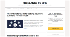 Desktop Screenshot of freelancetowin.com